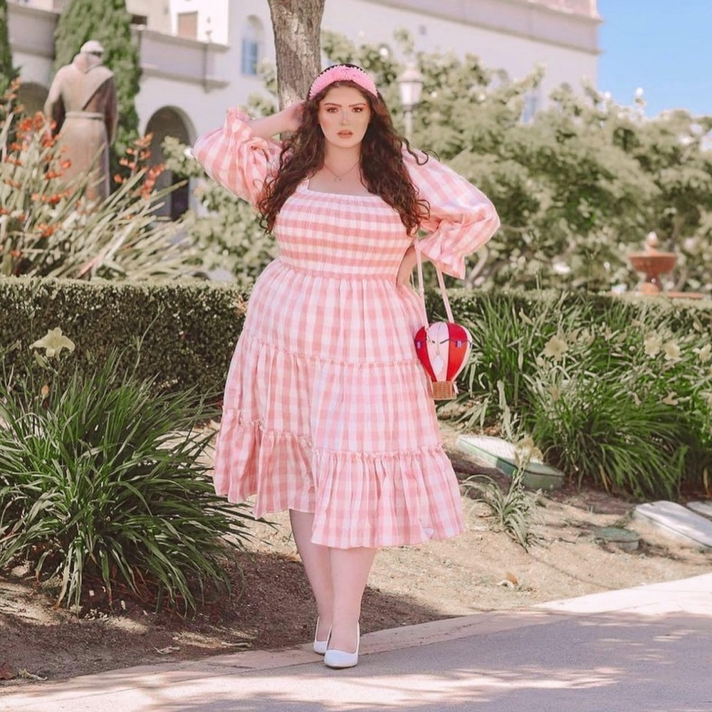 Ivy City Co Mia Gingham Dress